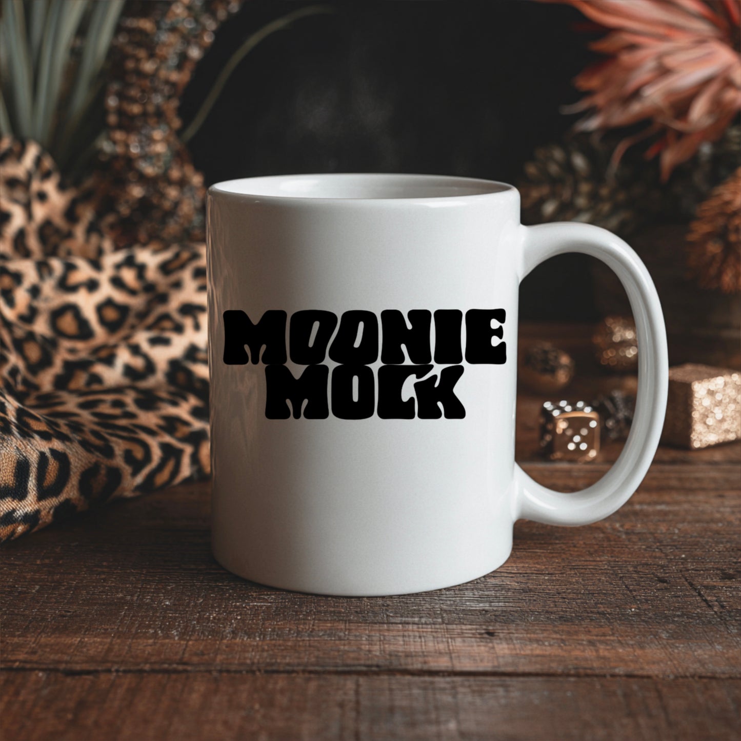 White Mug Leopard3 Mockup