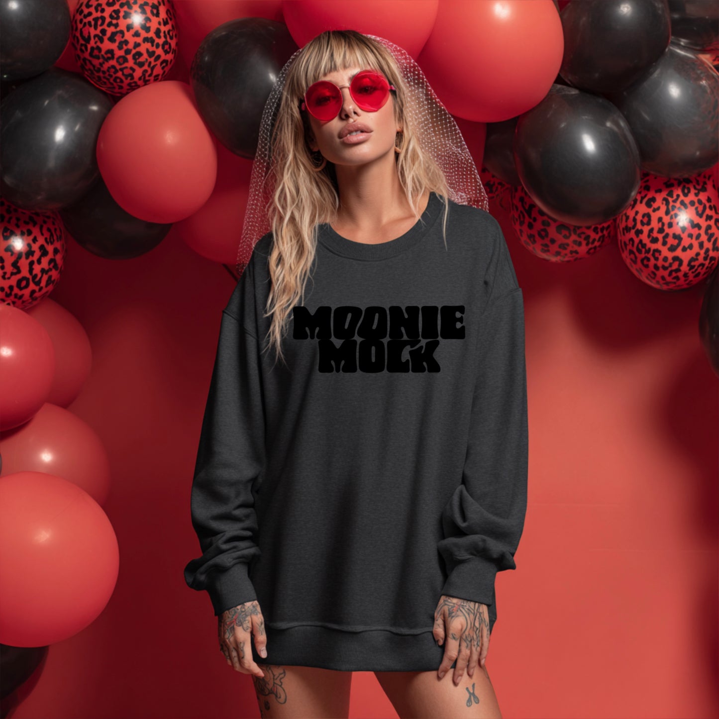Black Crew Red and Black Balloons3 Mockup