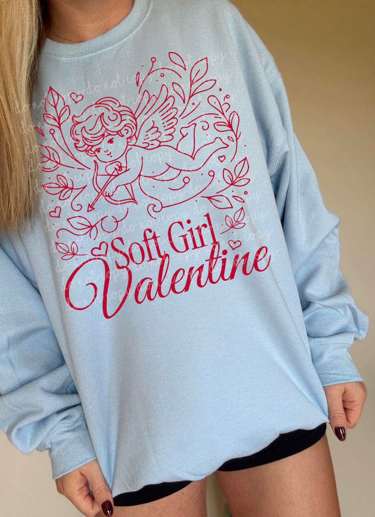 Soft Girl Valentine PNG