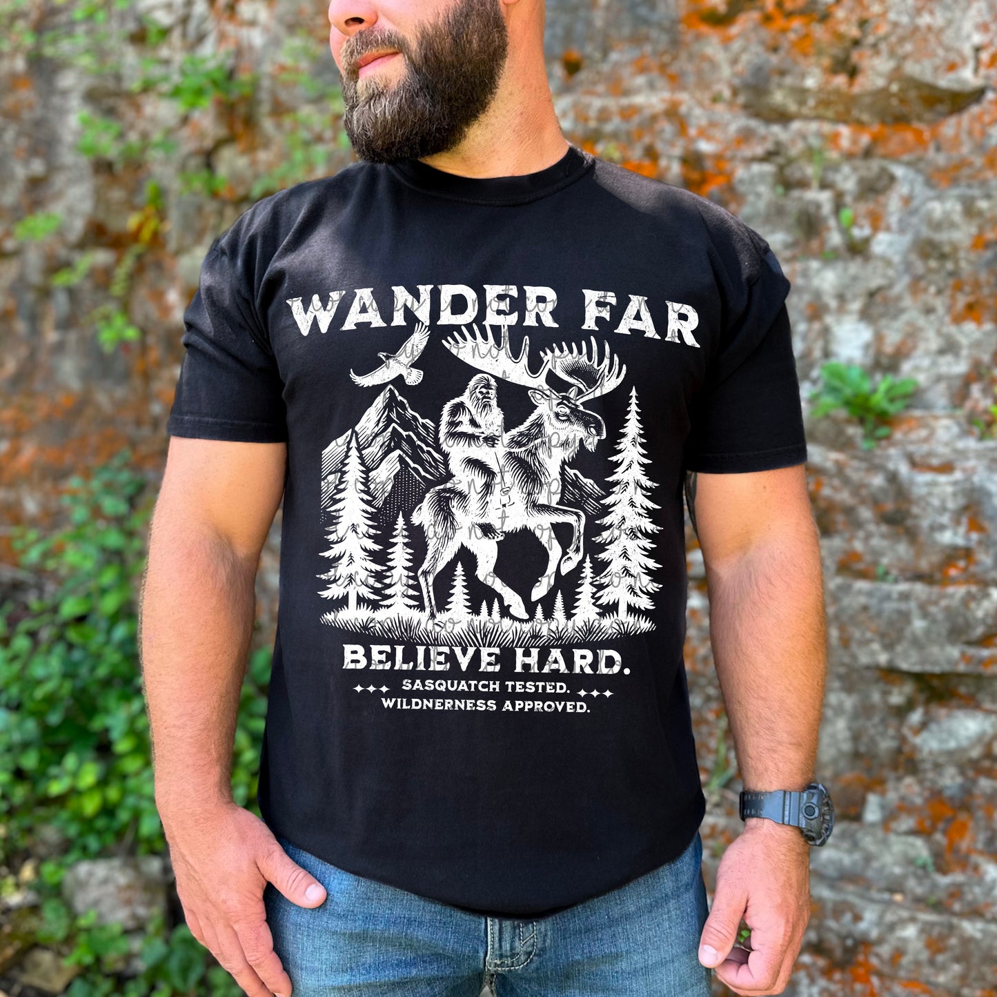 Wander Far Believe Hard [both colors] PNG