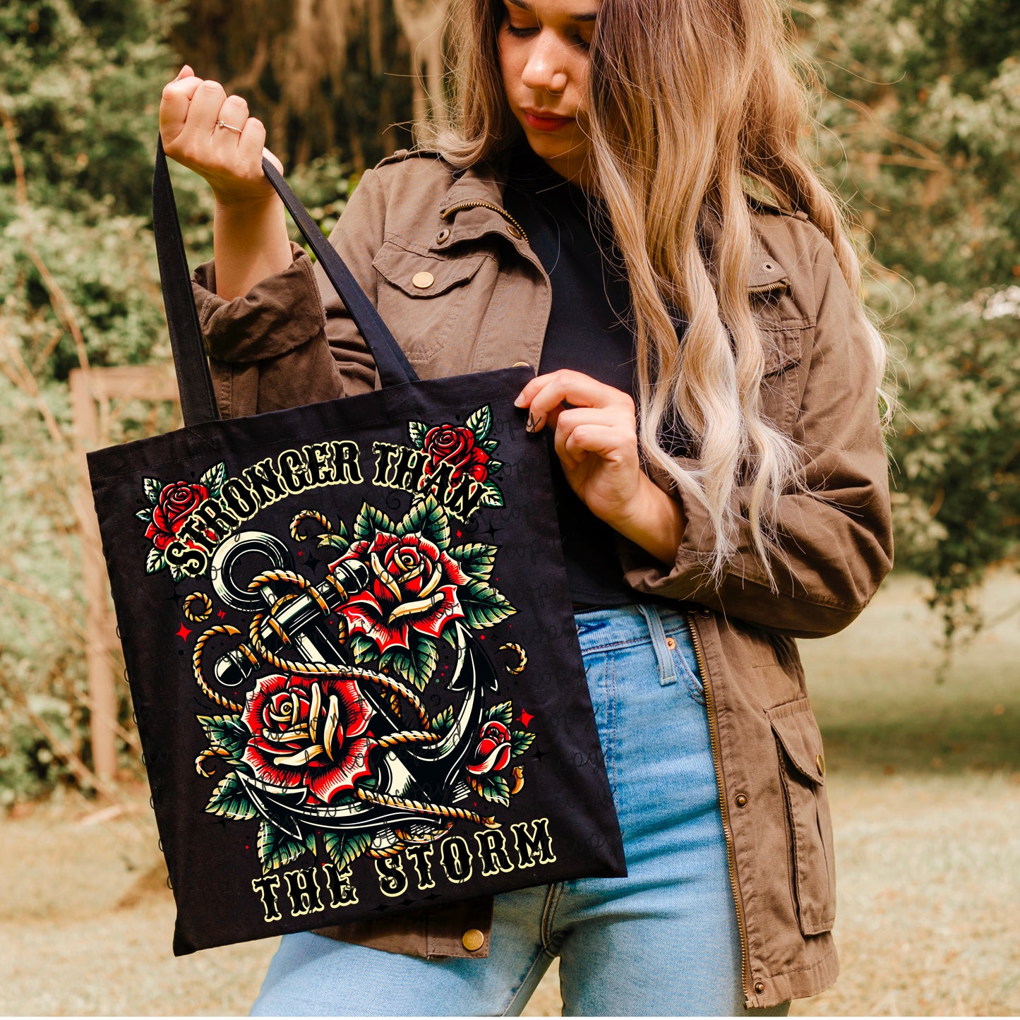 Stronger than the storm w/ pocket