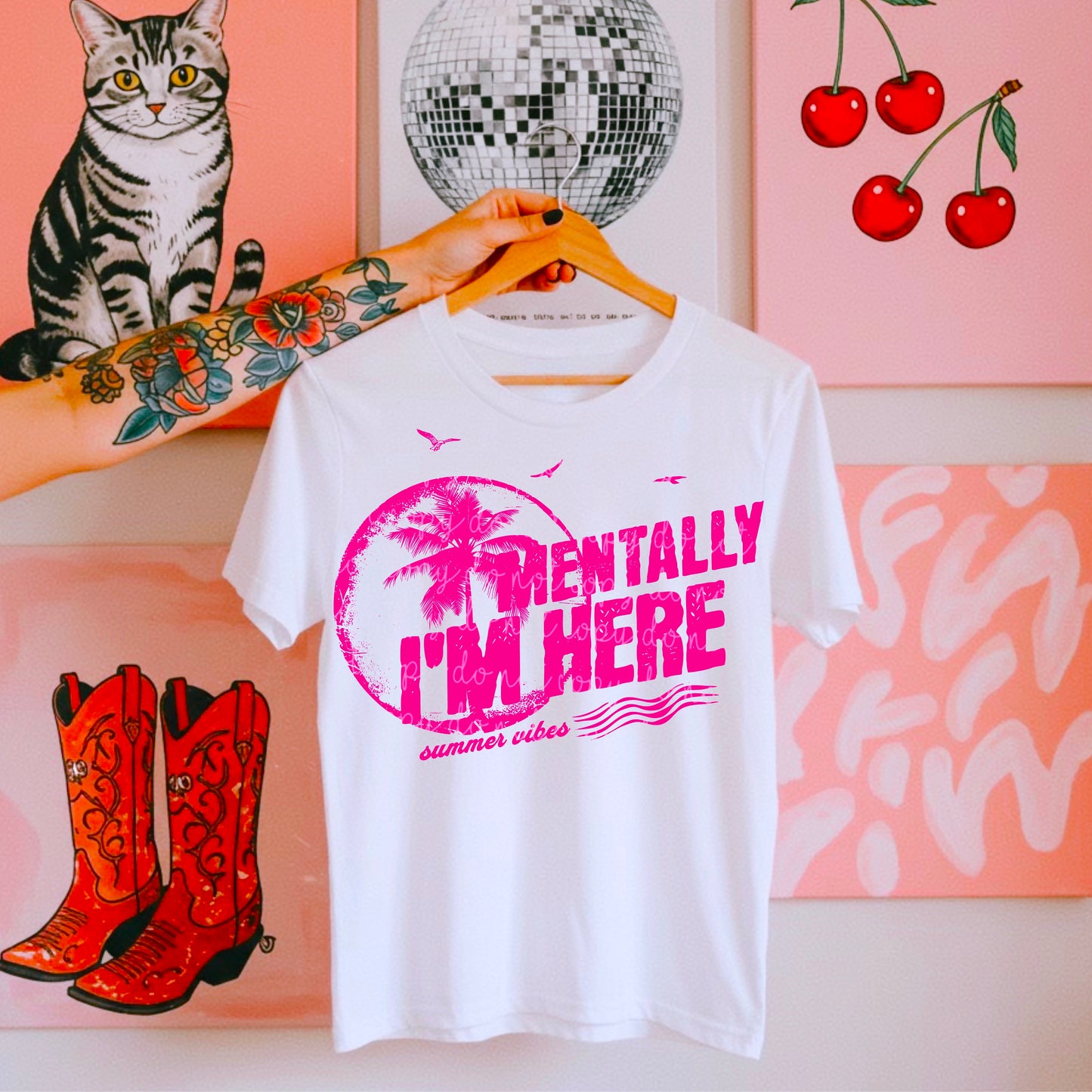 Mentally im here (all three colors) PNG