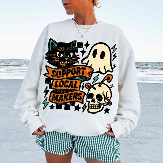 Support Your Local Maker (Single Color Included) PNG