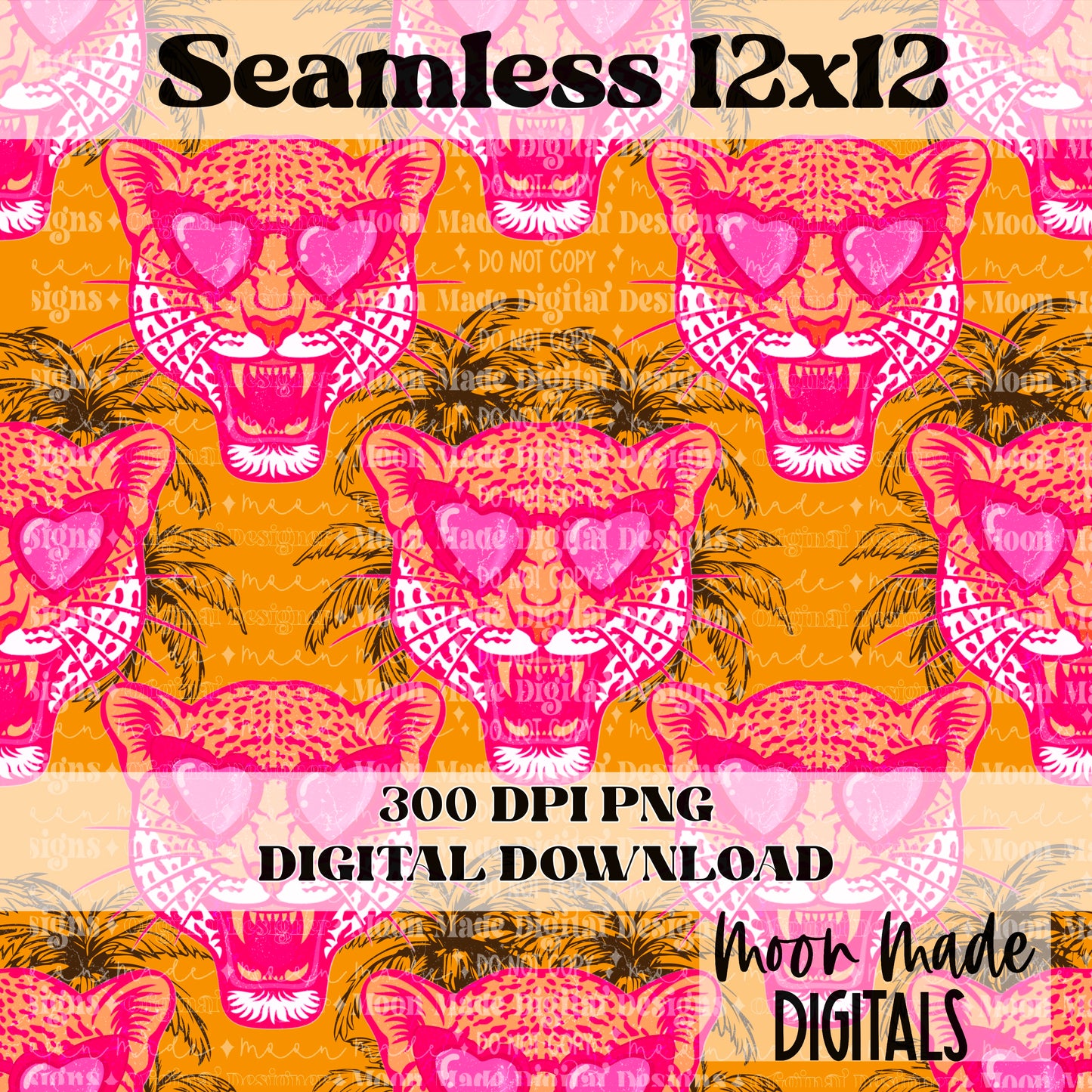 Summer Leopard  Seamless