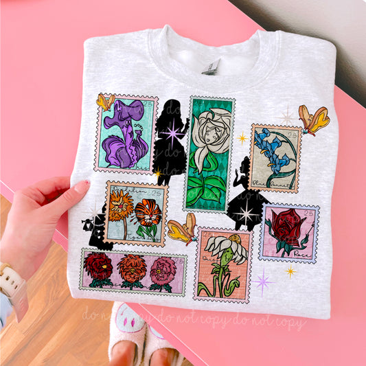 Wonderland Flower Stamps  [2 ways]PNG