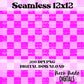 Hot pink check seamless