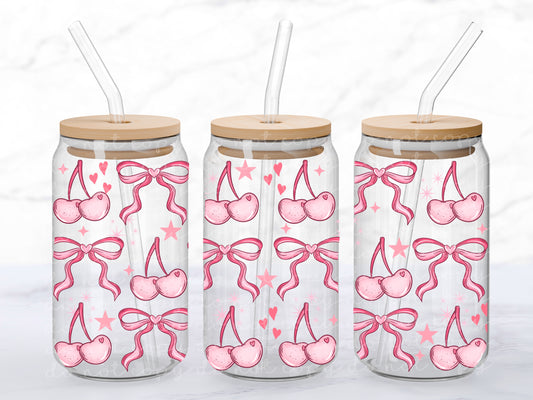 Bows and cherries 16 oz