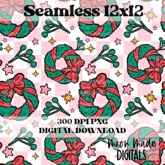 Dont get your tinsel in a tangle seamless