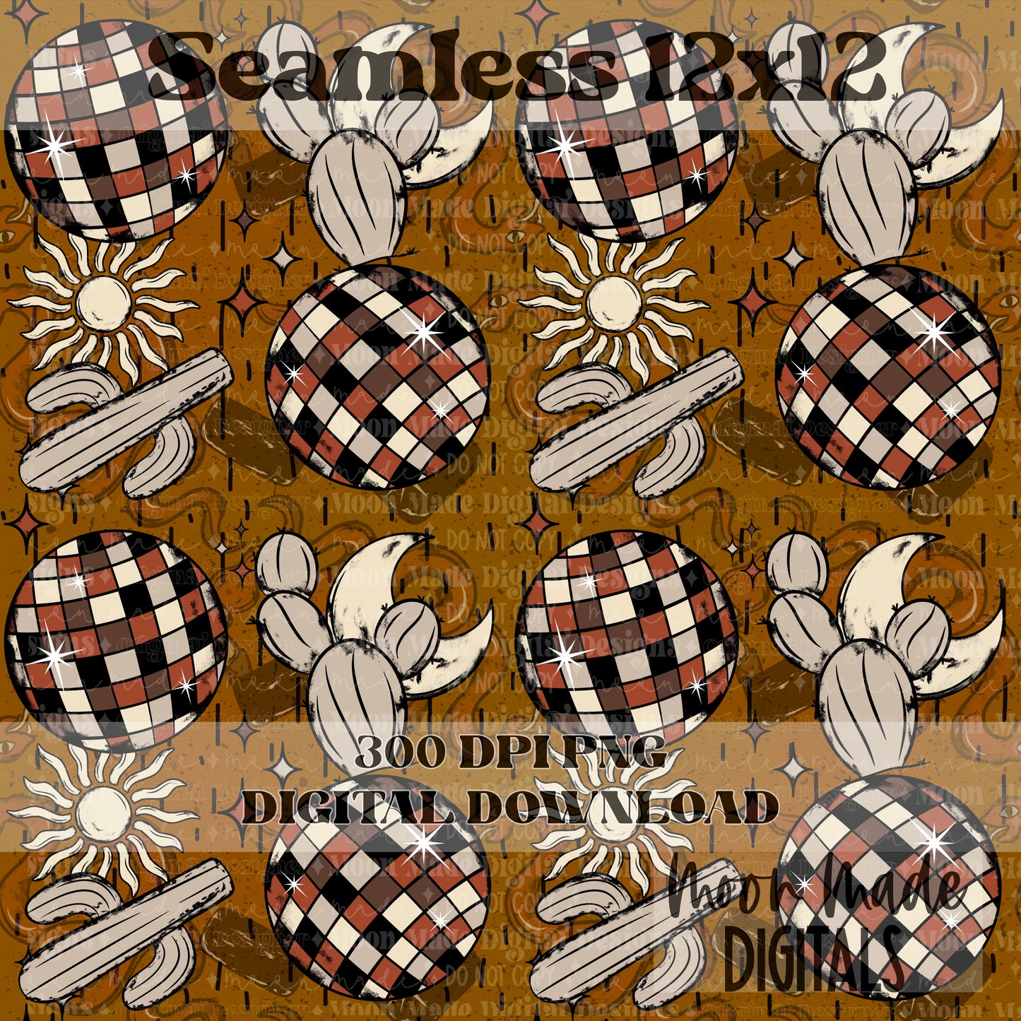 Stay Wild West Seamless