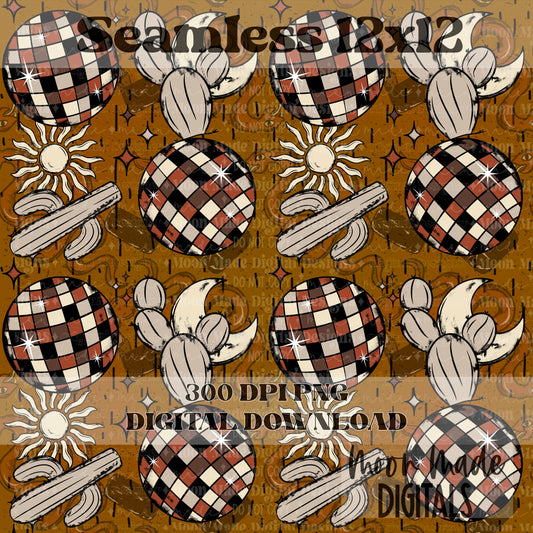 Stay Wild West Seamless