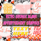 Retro Grunge Blank Advertisment Graphics ( You add your own words!)