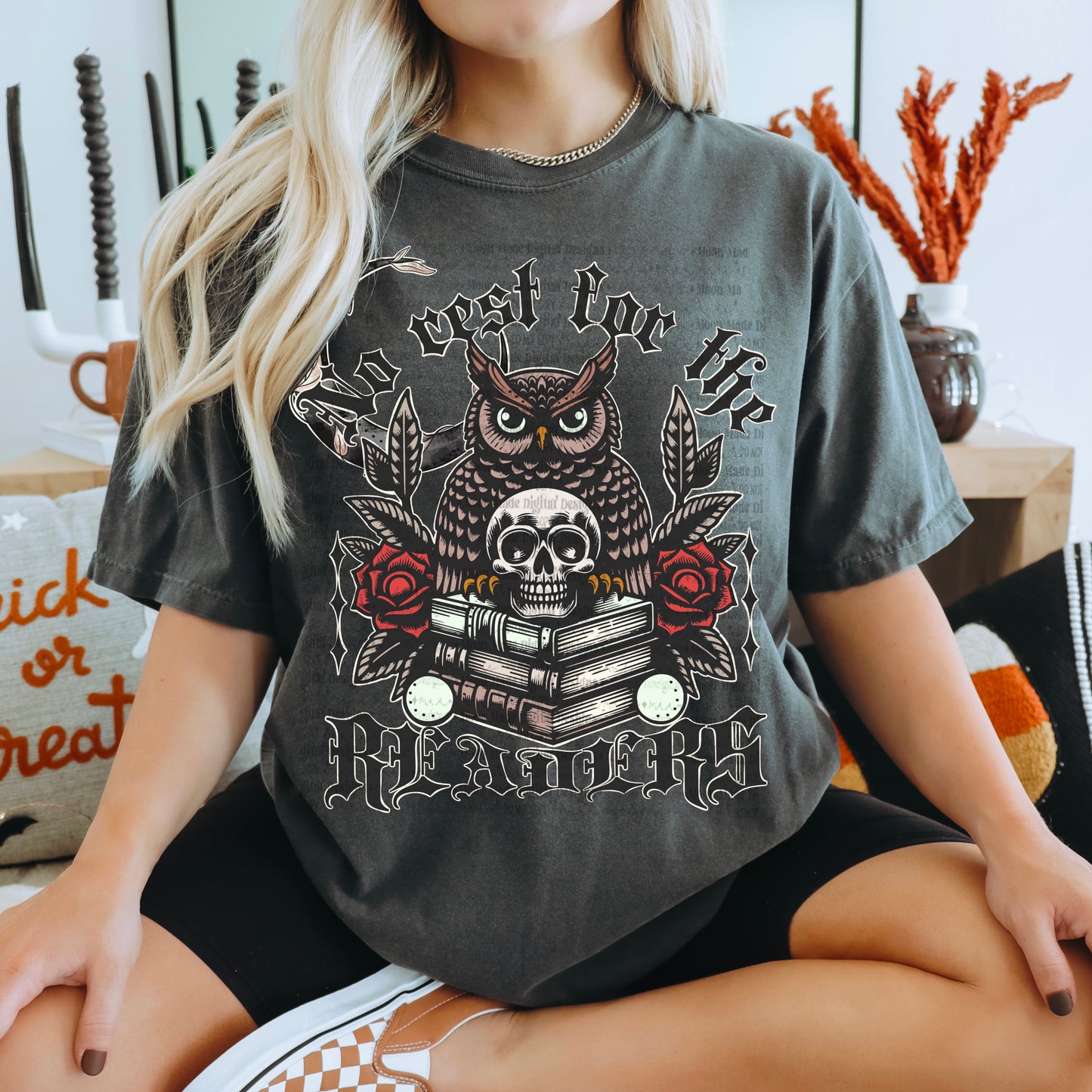 No rest for the readers PNG