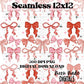 Valentine Bows Seamless