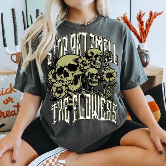 Stop and smell the flowers png