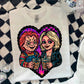 Bride and Groom Horror Coffee Heart PNG