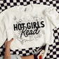 Hot Girls Read Floral - Black