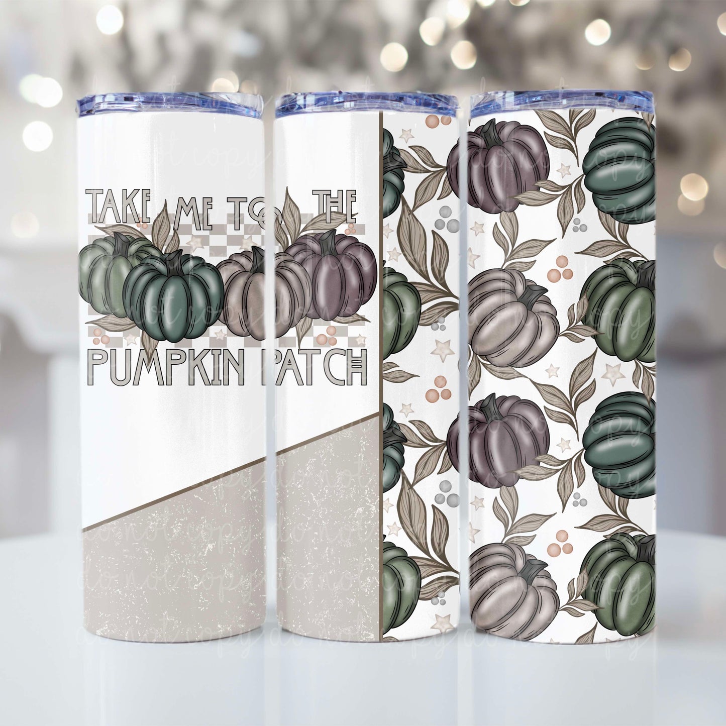 Take Me To The Pumpkin Patch Tumbler Wrap