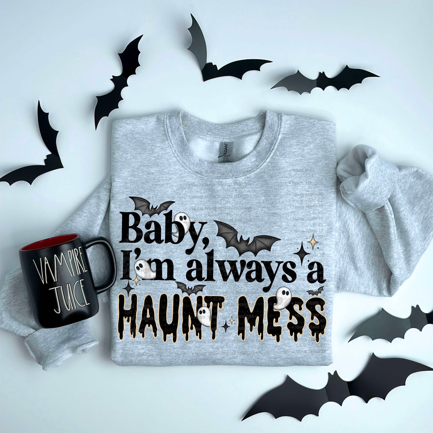 Haunt Mess w/ Sleeves PNG