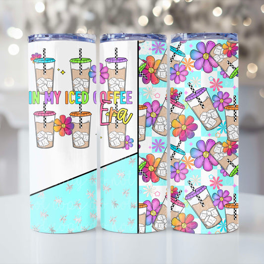 Iced Coffee Era Tumbler Wrap