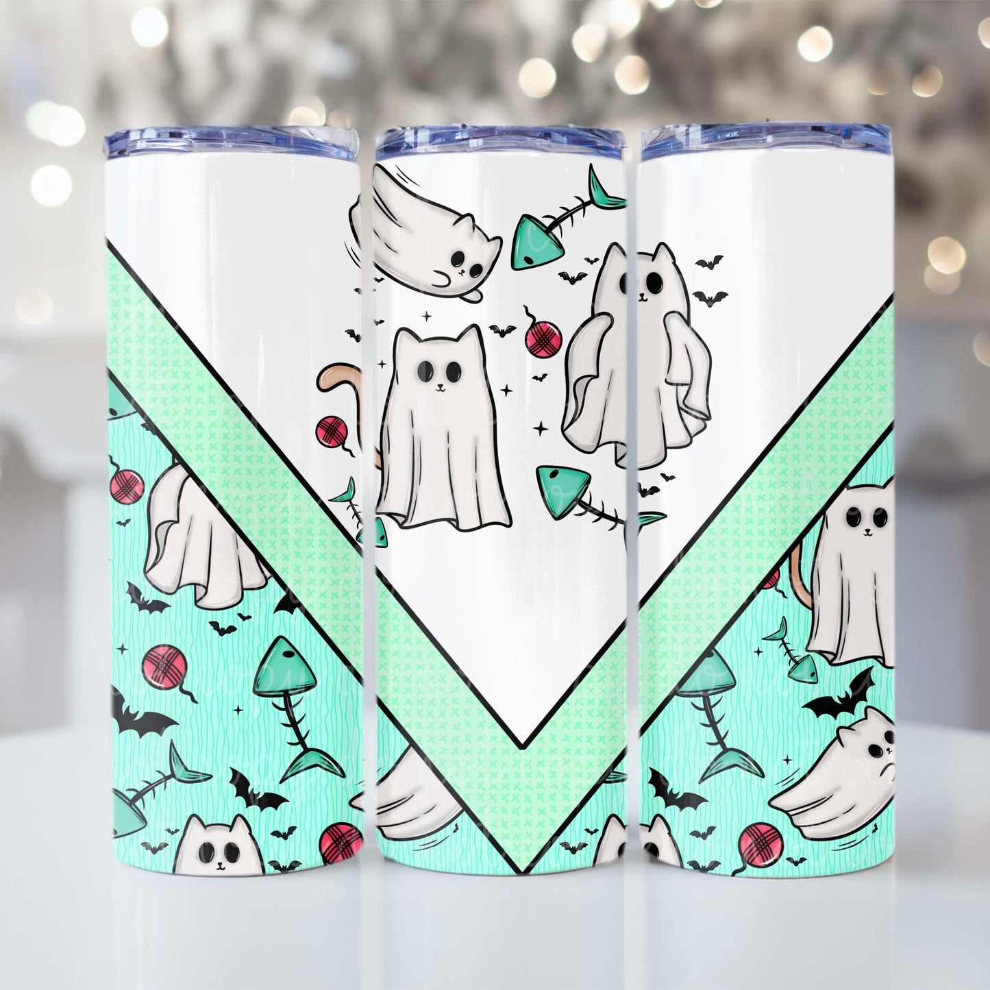 Cat Ghosties Tumbler Wrap