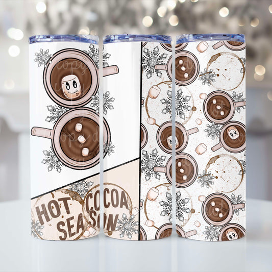 Hot Cocoa Season Tumbler Wrap