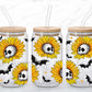 Sunflower Skellie 16oz Glass Wrap