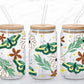 Cottage Core Moth 16oz Glass Wrap