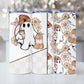 Boho Fall Ghostie Tumbler Wrap