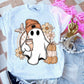 Boho Fall Ghostie w/ Sleeves PNG