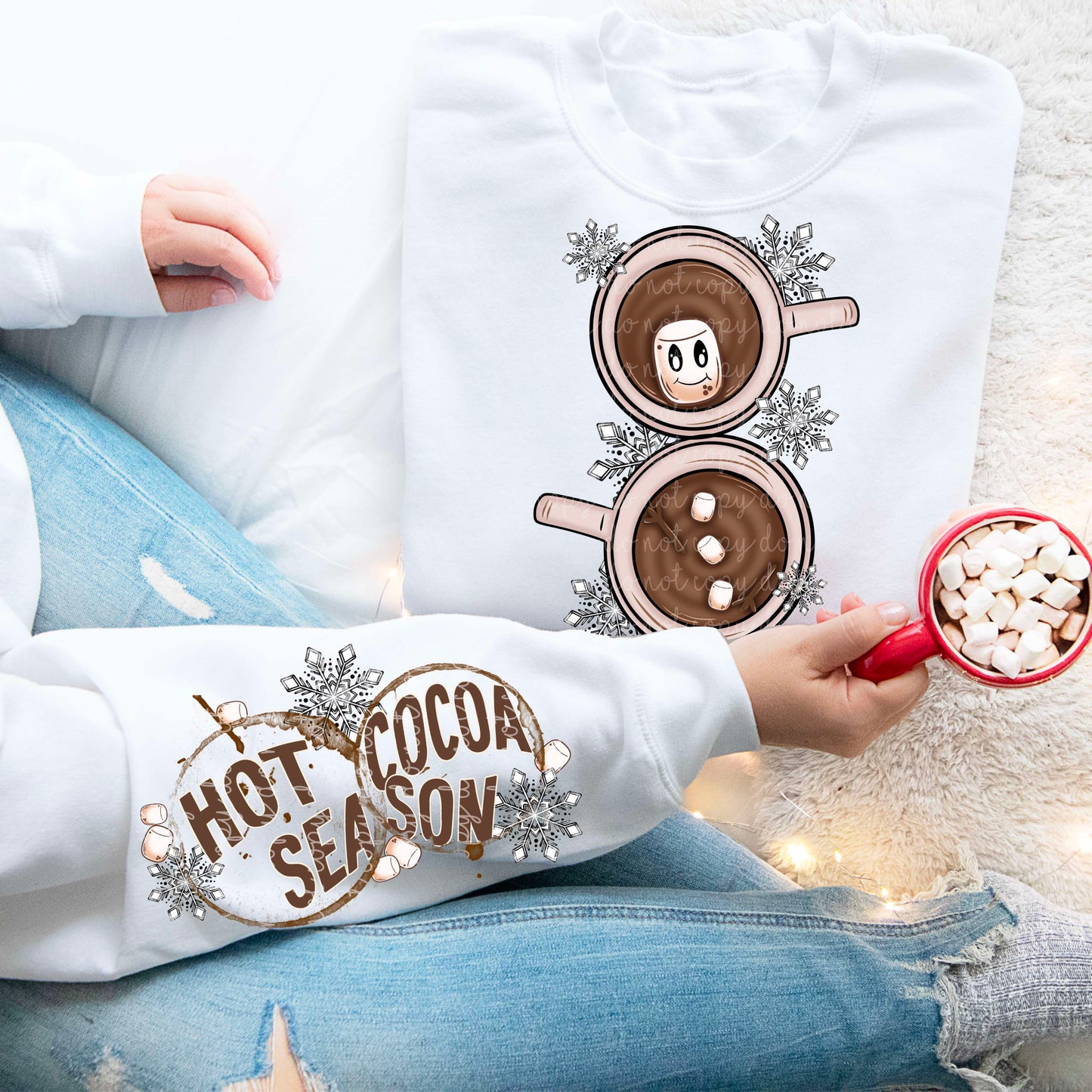 Hot Cocoa Season w/ Sleeve PNG