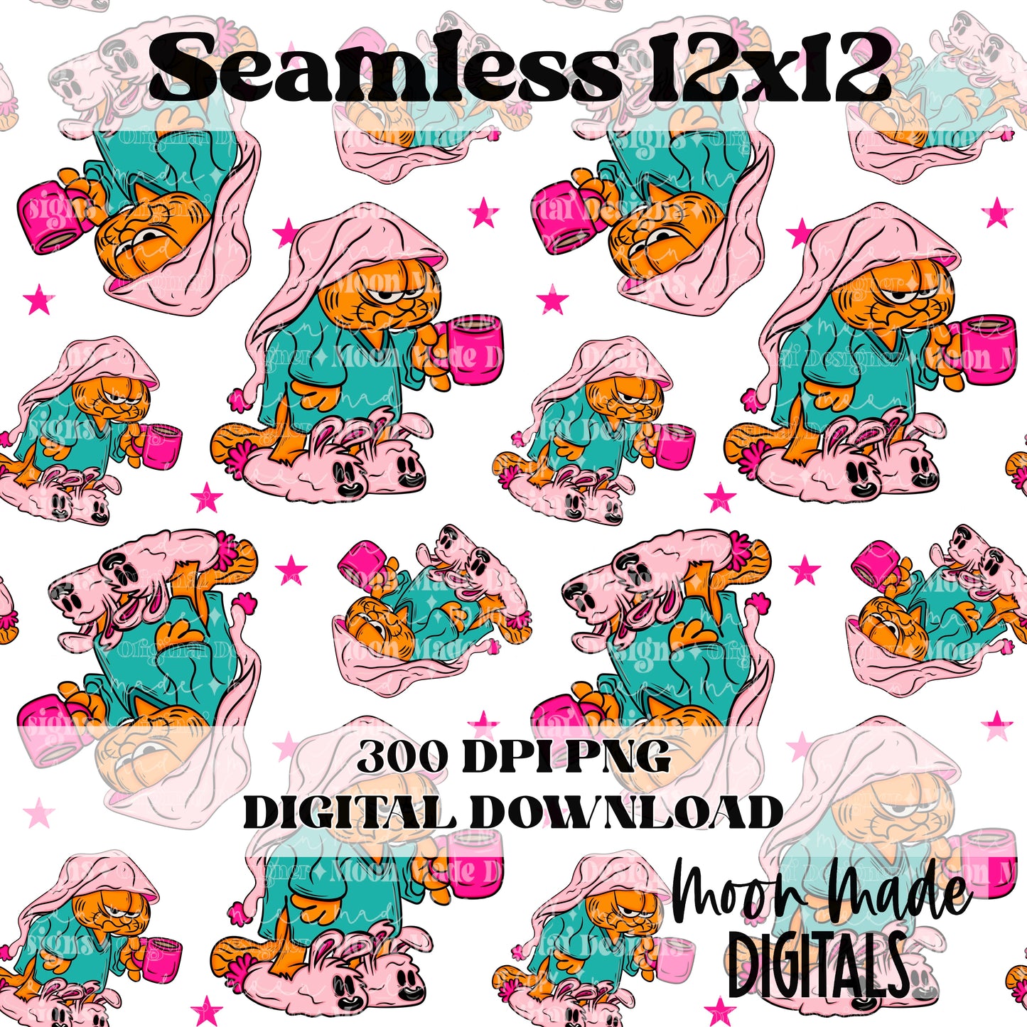 Mornings arent magical [both colors] seamless