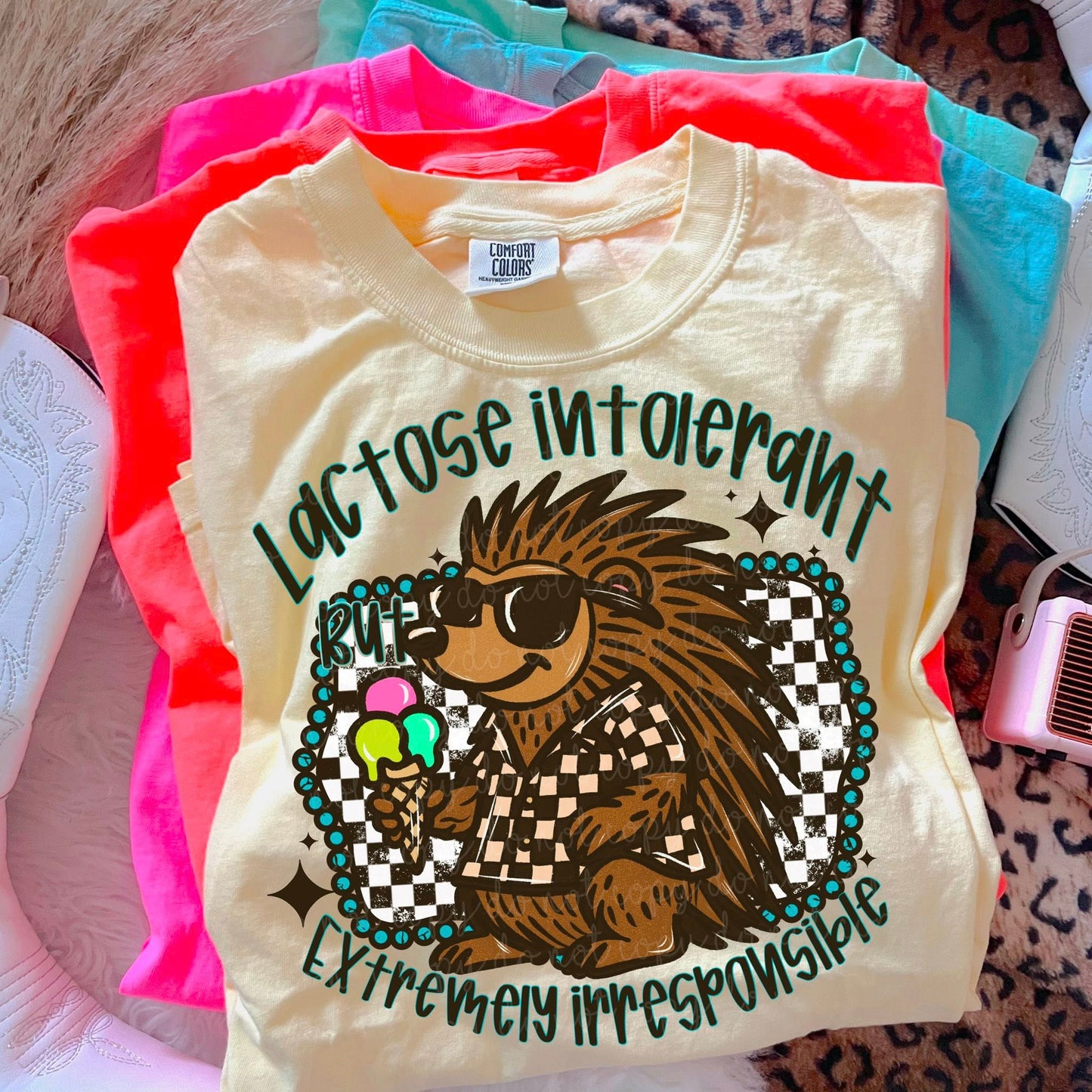 Lactose and Irresponsible (words and no words) PNG