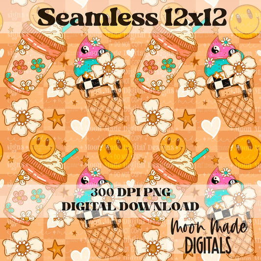 Preppy Alt Summer Seamless