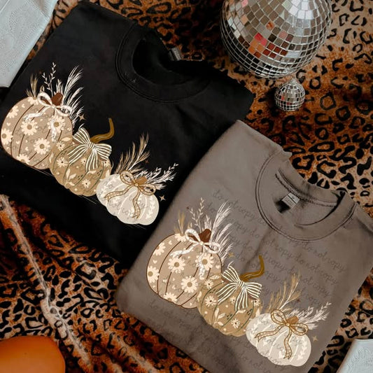Boho Fall Pumpkins PNG