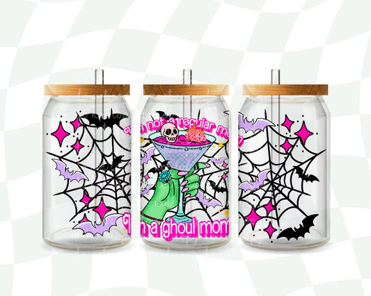 Ghoul mom 16oz Glass Wrap