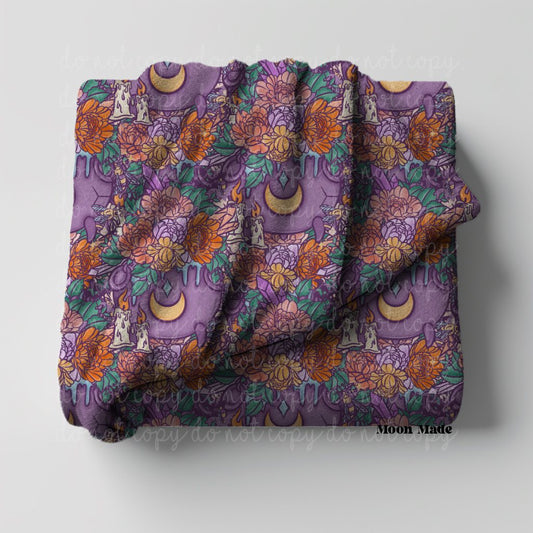 Floral Bee Cauldron Seamless