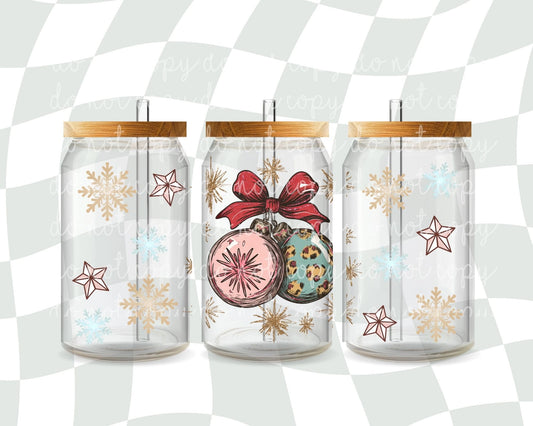 Vintage Christmas Ornaments 16 oz