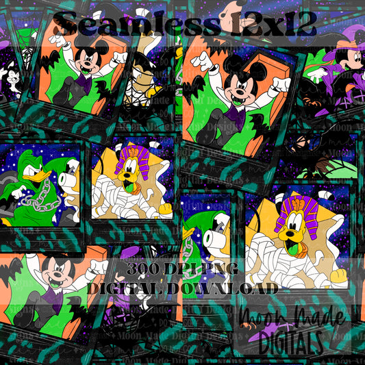 Spooky club house seamless