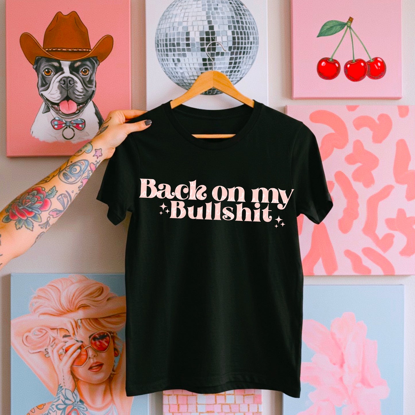 Back on my bullshit (both colors) PNG