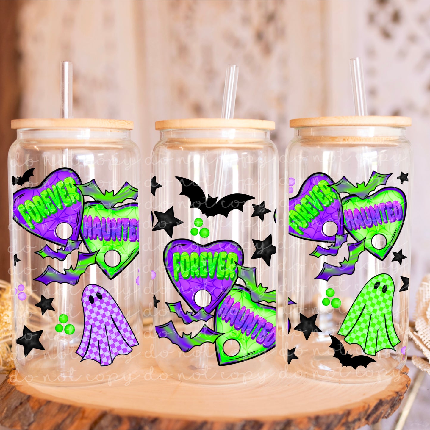 Forever Haunted 16oz Glass Wrap