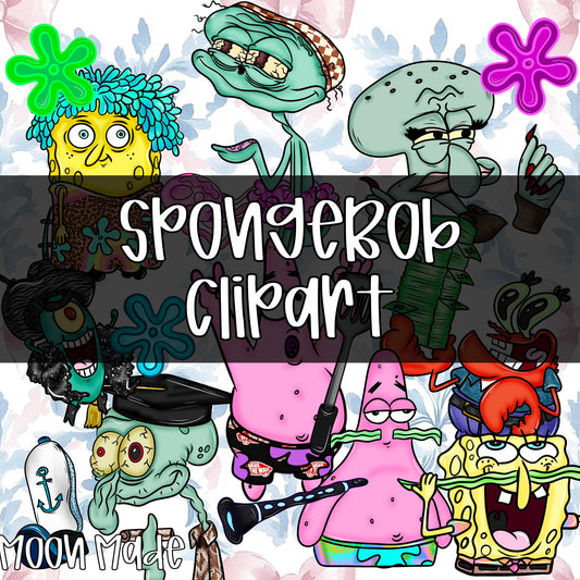 Spongebob Clipart Bundle