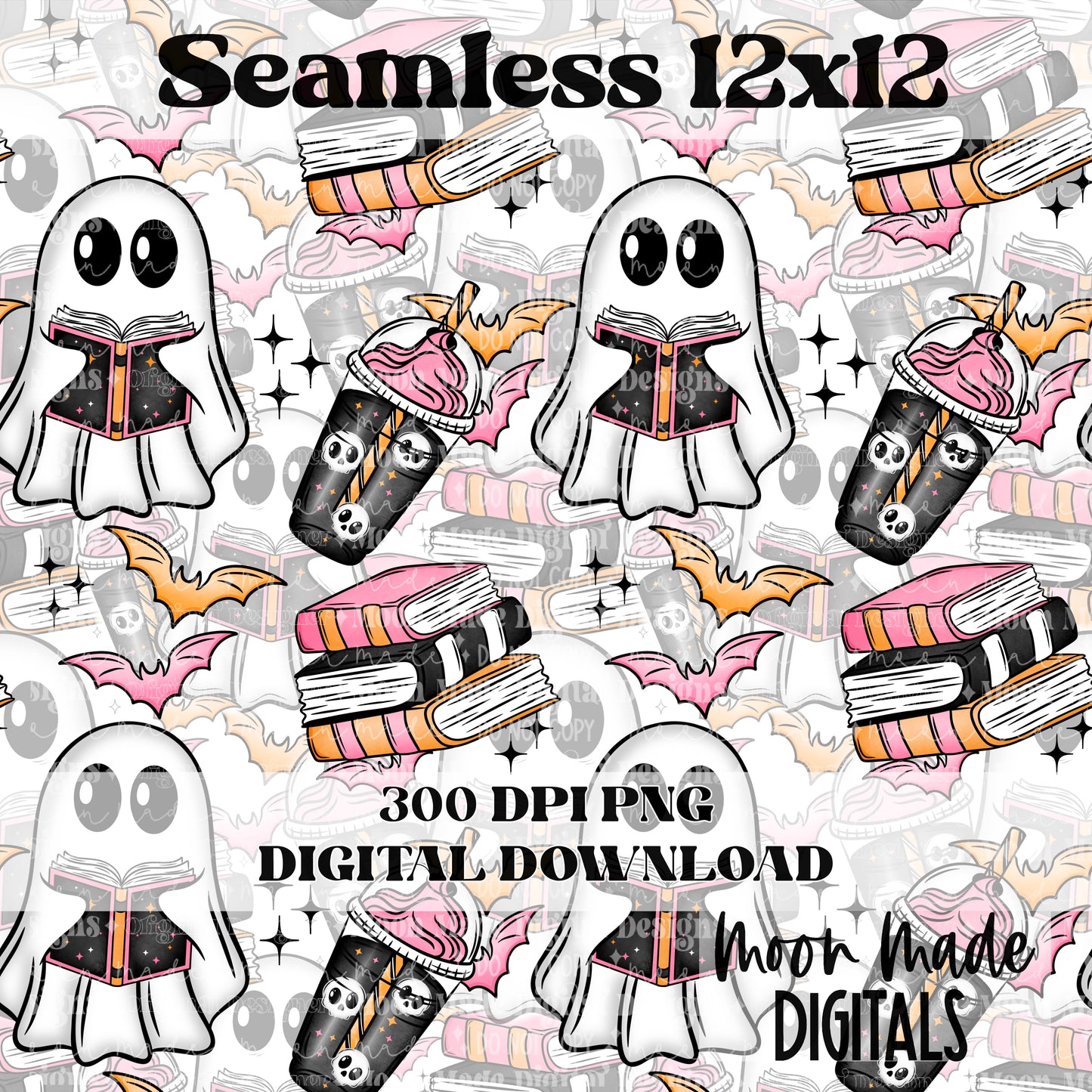 Haunt mess book club seamless