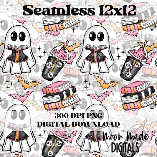 Haunt mess book club seamless