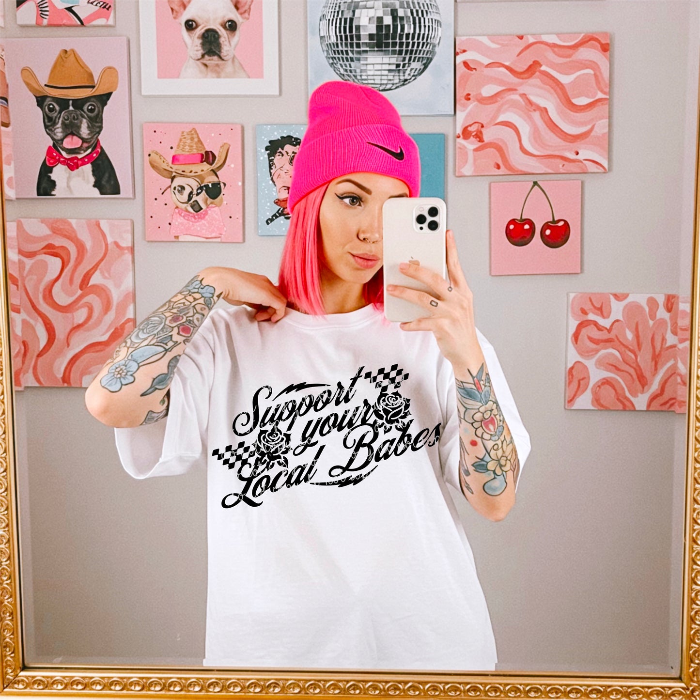 Support your local babes png