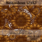 Sunflower and Butterfly Seamless