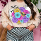 Spring floral ghost png