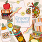Groovy School Clipart
