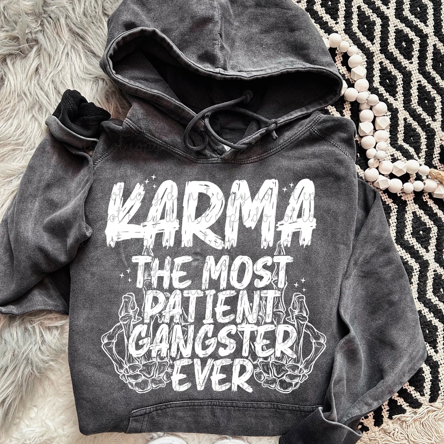 Karma Gangster  both black & white PNG