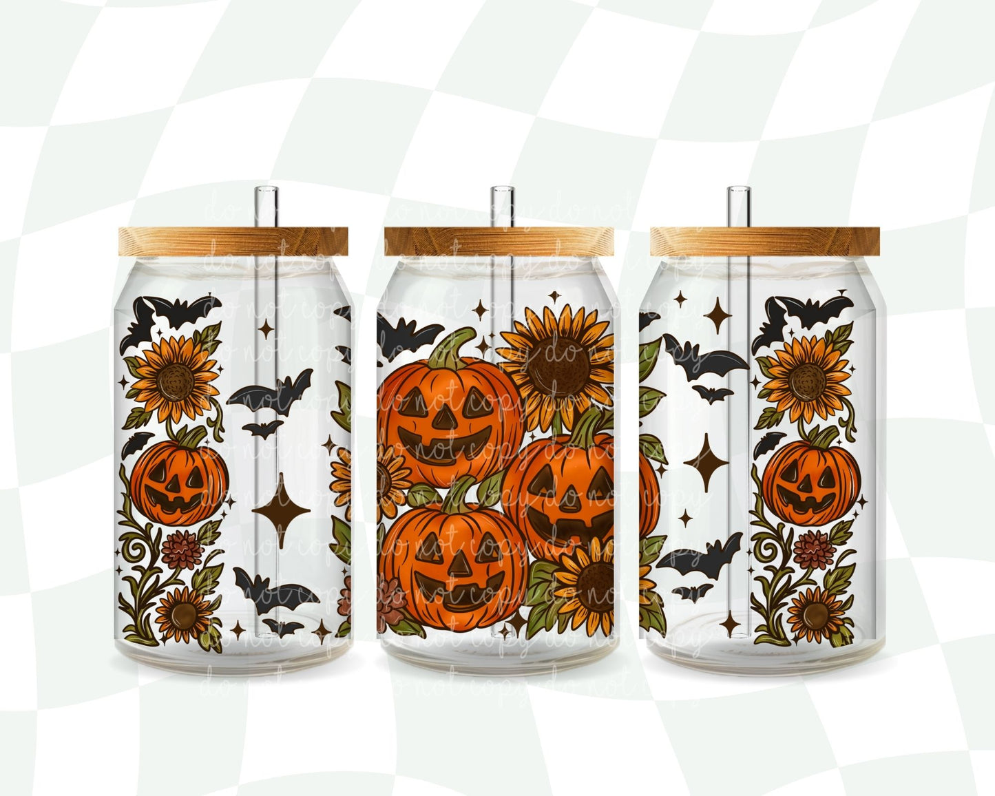 Pumpkin sunflower 16 oz