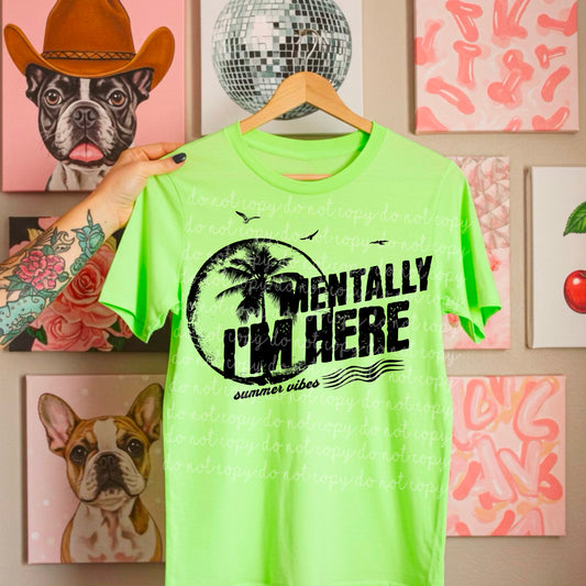 Mentally im here (all three colors) PNG